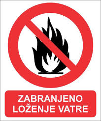 Obavijest o zabrani loženja vatre za vrijeme žetve