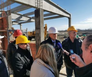 Župan Galić obišao gradilište infrastrukturnog projekta „Drvno-tehnološki centar Slavonski hrast“