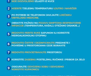 Upute za samoizolaciju