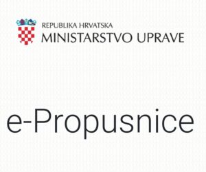 Obavijest za izdavanje e-Propusnica