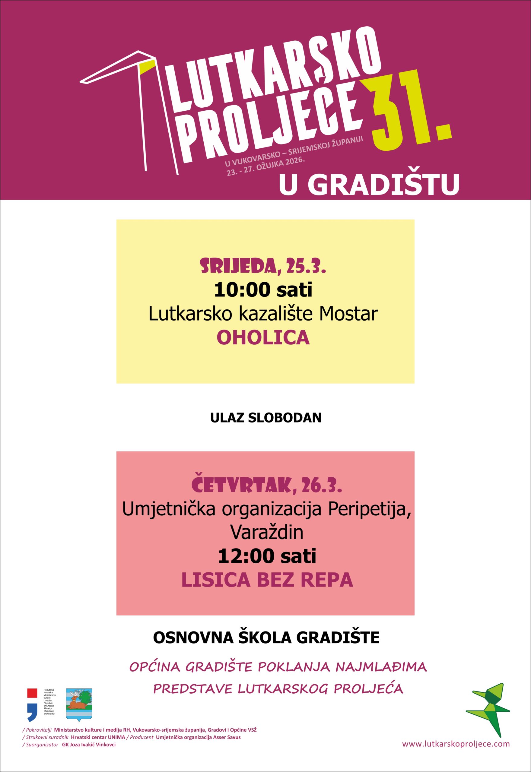 Lutkarsko proljeće u Gradištu