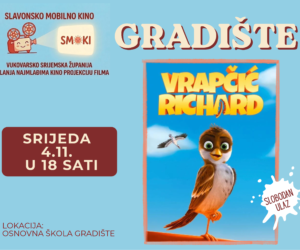 Poziv na kino projekciju filma “Vrapčić Richard”